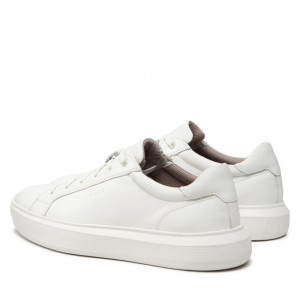 GEOX Shoes, Men's U Deiven White Leather Shoes