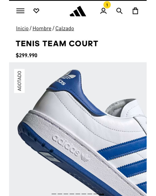 Adidas Shoes, TENIS TEAM COURT Running Shoes