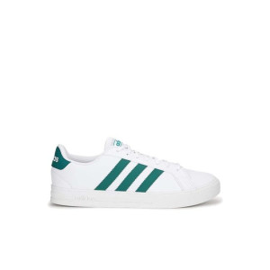 Adidas Shoes, Mens Trainers in White Green Leather
