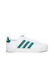 Adidas Shoes, Mens Trainers in White Green Leather