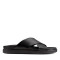 Clarks Slipper, Black Leather Sandals Shoes