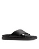 Clarks Slipper, Black Leather Sandals Shoes