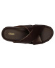 Clarks Slipper, Dark Brown Leather Sandals Shoes