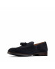 Clarks Shoes, Citistrideslip Navy Suede Shoes For Men's