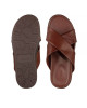 Clarks Slipper, Brown Leather British Tan Lea Slipper