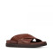 Clarks Slipper, Brown Leather British Tan Lea Slipper