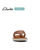 Clarks Slipper, Brown Leather Flip-Flops Sandals Shoes