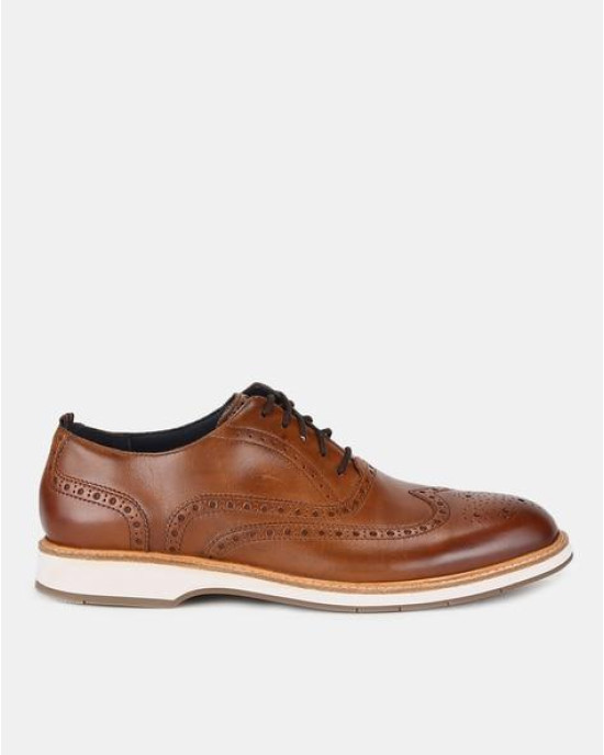 COLE HAAN Shoes, Morris Wing Oxford Shoes with Broguing Shoes For Men's