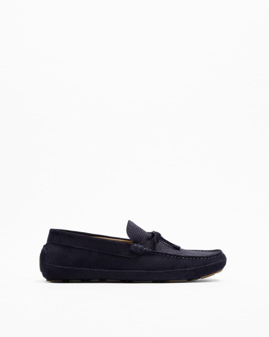 ZARA Shoes, Suede Leather Slip-on  Moccasin Loafers