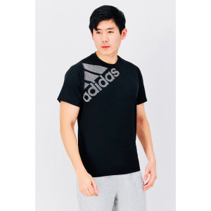 Adidas T-Shirt, Round neck, Black Color
