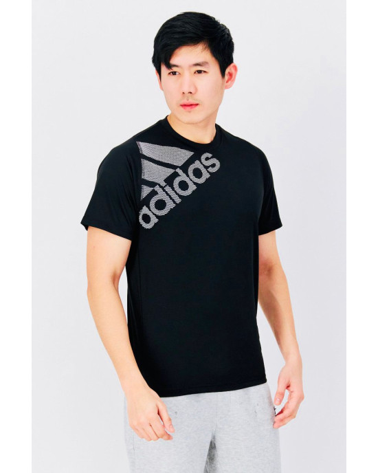 Adidas T-Shirt, Round neck, Black Color