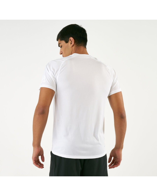 Adidas T-Shirt, Round neck, White Color