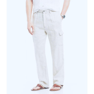 CARIBBEAN JOE Pant, Linen Cargo Pant For Men's