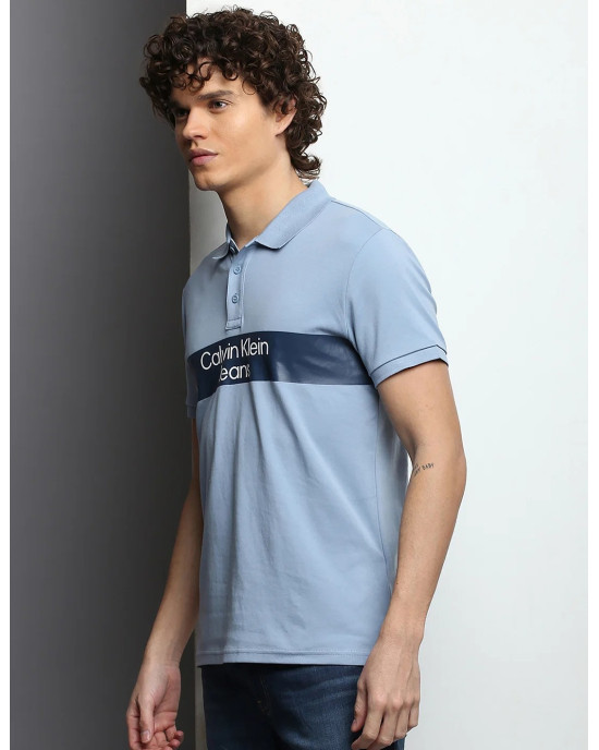 Calvin Klein Jeans T-Shirt, Polo Collar Slim Fit T-shirt