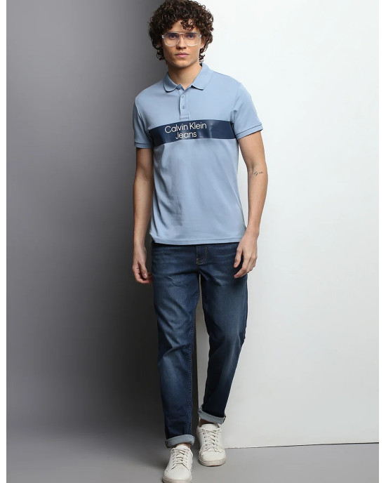 Calvin Klein Jeans T-Shirt, Polo Collar Slim Fit T-shirt