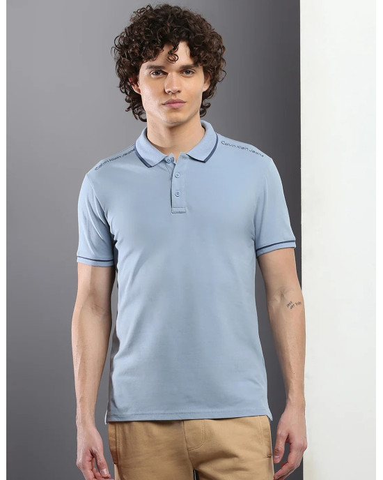 Calvin Klein Jeans T-Shirt, Polo Collar Slim Fit T-shirt