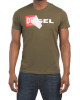 DIESEL T-Shirt, Men's Double Logo Short Sleeve 