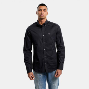 Gant Shirt, Men's Black Shirt