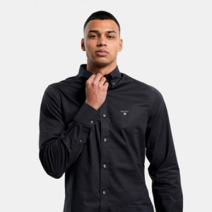 Gant Shirt, Men's Black Shirt