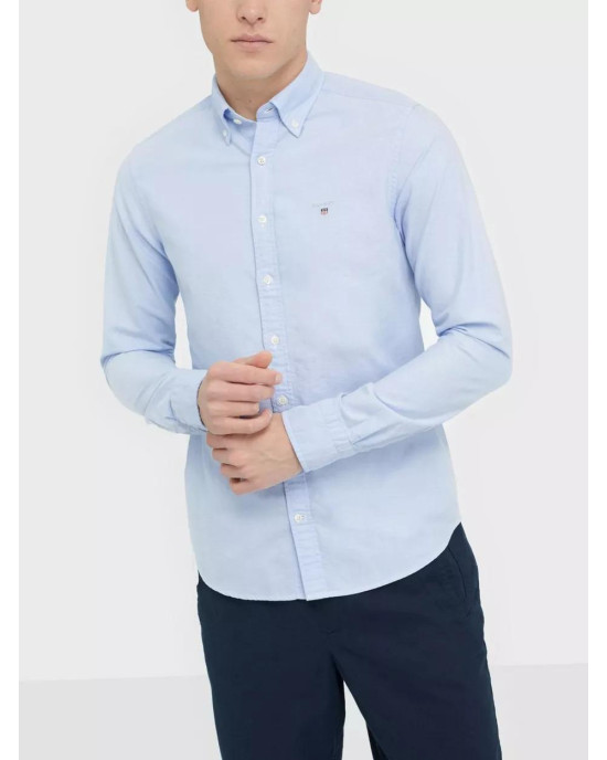 Gant Shirt, Men's Light-Blue Shirt