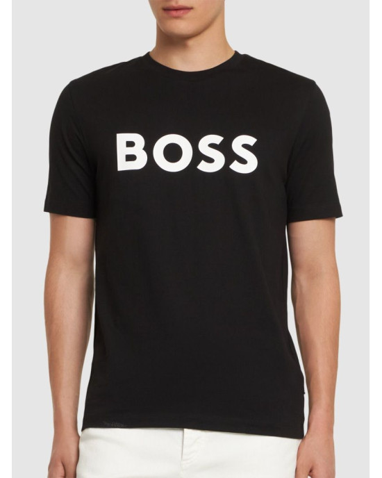 HUGO BOSS T-Shirt, Men's Black  T-Shirt