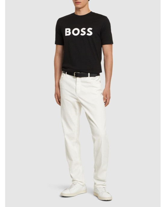 HUGO BOSS T-Shirt, Men's Black  T-Shirt