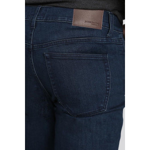 Jachs New York Jeans, Dark Blue Straight Fit Comfort Stretch Denim Pant