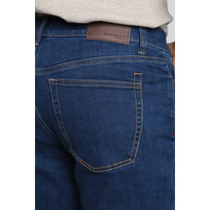 Jachs New York Jeans, Blue Straight Fit Comfort Stretch Denim Pant
