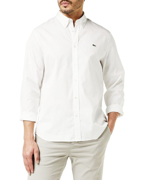 LACOSTE Shirt -White Men’s Shirt
