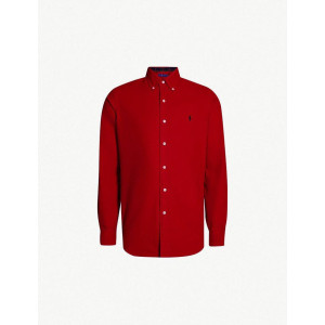Polo Ralph Lauren Shirt, icon logo button down pique shirt