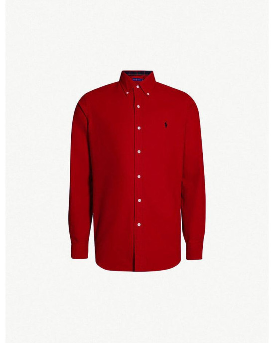 Polo Ralph Lauren Shirt, icon logo button down pique shirt