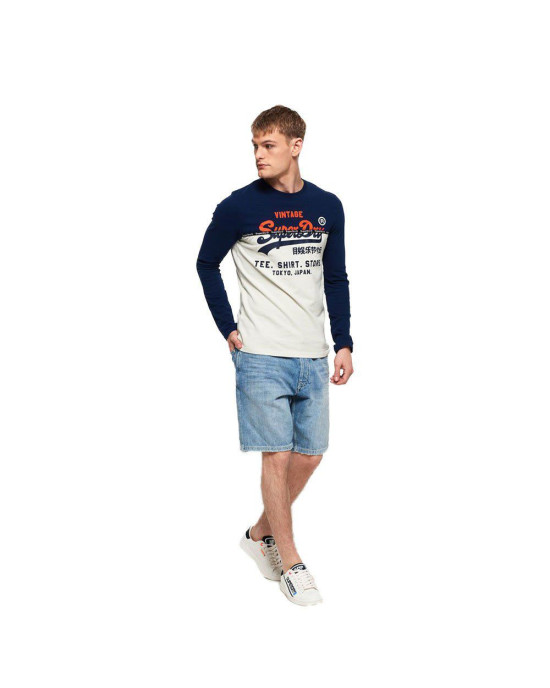 Superdry, Cotton Long Sleeves Shirt For Men's