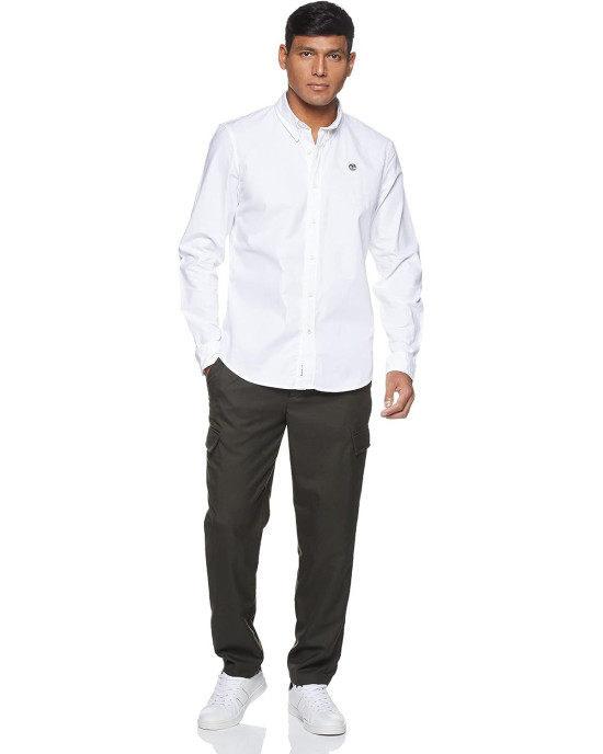 Timberland Shirt, Men's Milford Oxford Solid Shirt