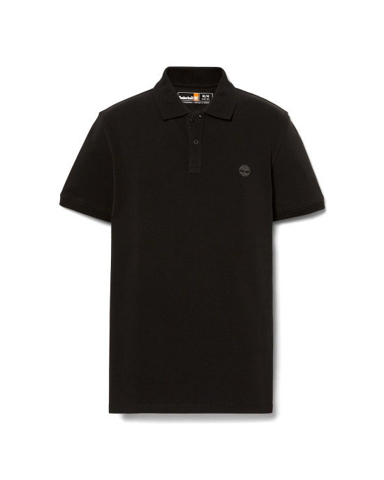 Timberland T-Shirt, Men's Basic Logo Polo Shirt, Black