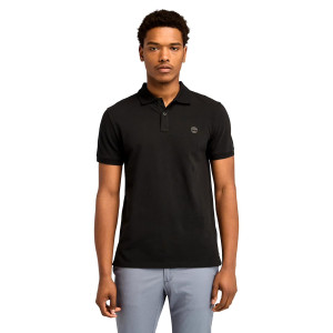 Timberland T-Shirt, Men's Basic Logo Polo Shirt, Black