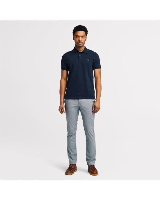 Timberland T-Shirt, Men's Basic Logo Polo Shirt, Navy