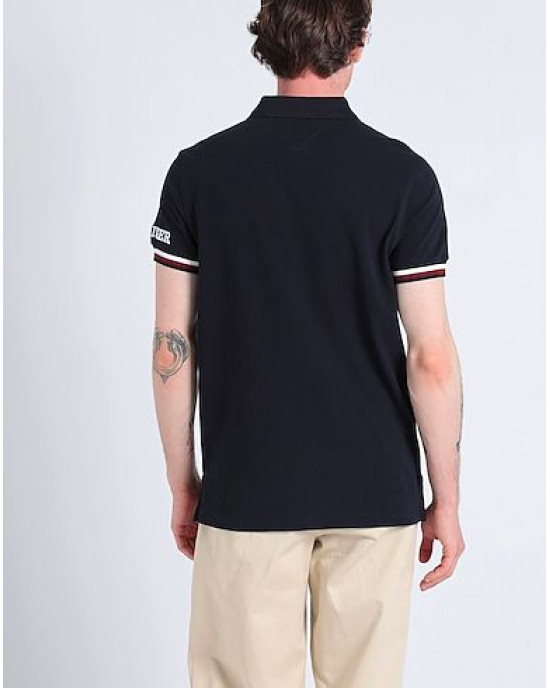 Tommy Hilfiger T-Shirt, Black T-Shirt For Men's