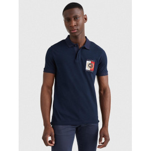 Tommy Hilfiger T-Shirt, Plus Icon Logo Polo T-Shirt For Men's