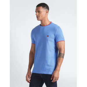 Tommy Jeans T-Shirt, Tipped Pique Slim Fit T-Shirt For Men's