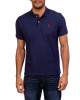 U.S. Polo Assn T-Shirt, Polo Neck Navy T-Shirt For Men's