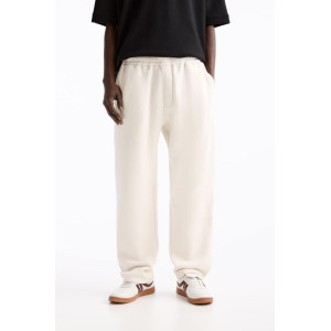 PULL&BEAR Sweatpants, Beige Straight-leg joggers For Men's