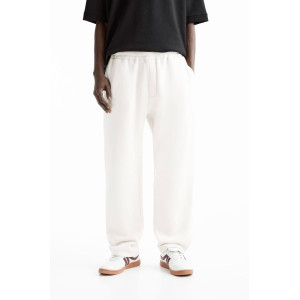 PULL&BEAR Sweatpants, White Straight-leg joggers For Men's