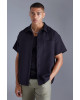 PULL&BEAR Shirt, Cotton Short Sleeve Boxy Shirt For Men's