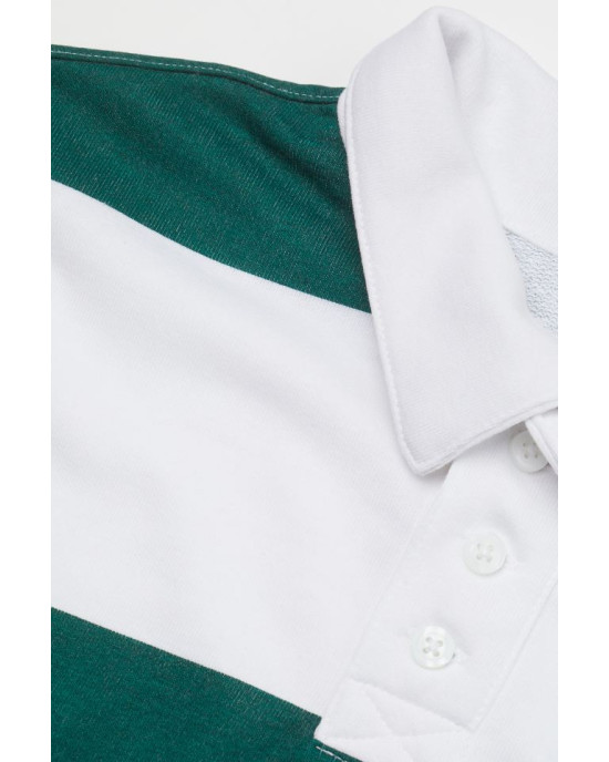 H&M Shirt, Cropped Rugby  Women Shirt