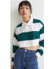 H&M Shirt, Cropped Rugby  Women Shirt