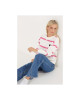 ONLY sweatshirt , Oversized  striped sweatshirt For Women's