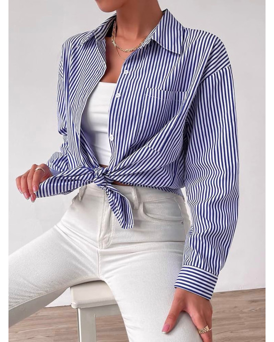 PRIMARK Shirt, stripped shirt For Women's