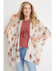 maurices Kimono, Floral Dot Textured Kimono For Women's