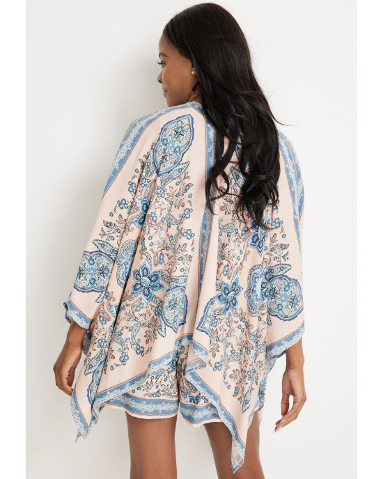 maurices Kimono, Paisley Scarf Kimono For Women's