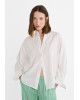 Stradivarius Shirt, Linen Shirt For Women's